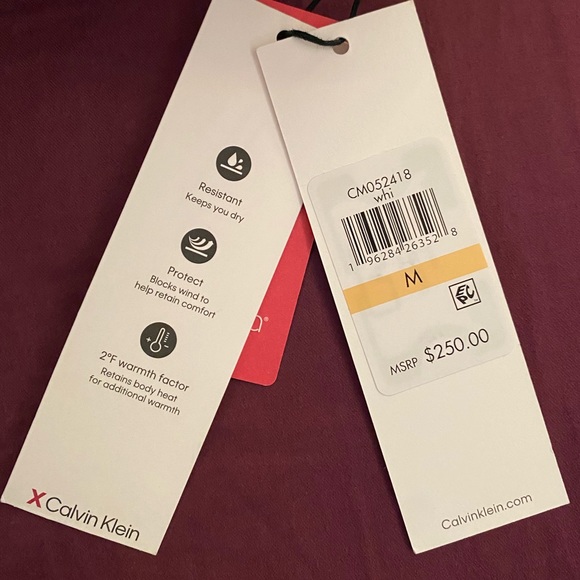 Calvin Klein Sorona Aura Black And White Puffer Coat - Picture 3 of 11